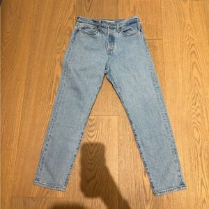 Levi's Wedgie Bootcut Fit Denim Jeans in Light Wash